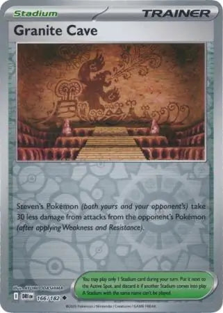 Destined Rivals Granite Cave #166/182 reverse holo